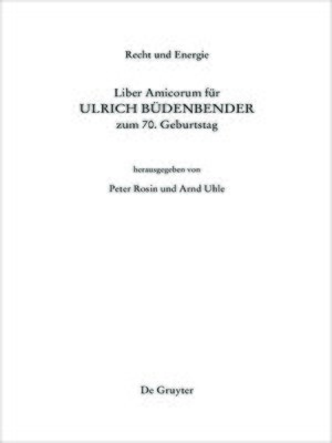 cover image of Recht und Energie